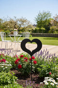 Gartenstecker in Herzform | XXL