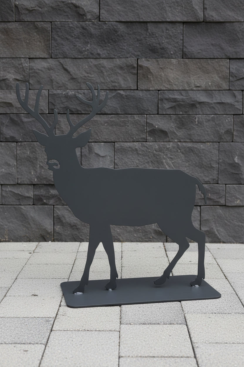 Metall Hirsch – Wetterfeste Hirschfigur für Haus, Garten und Terrasse
